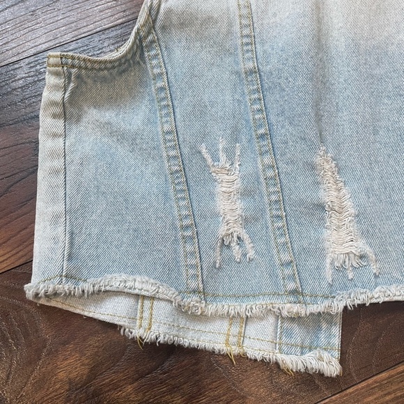 Girls Thread & Supply Denim Vest - Picture 5 of 6